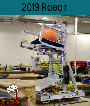 Our second robot, 2019 FHS, team #7133