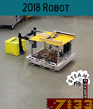 Our first robot, 2018 FHS, team #7133